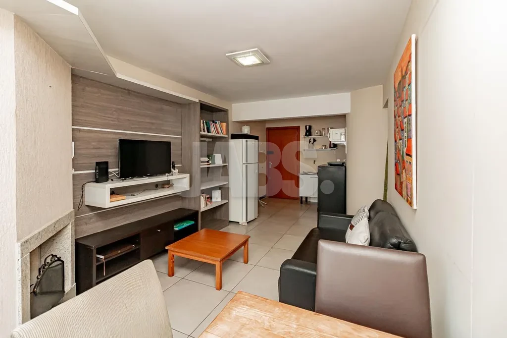 Sala e cozinha integrada