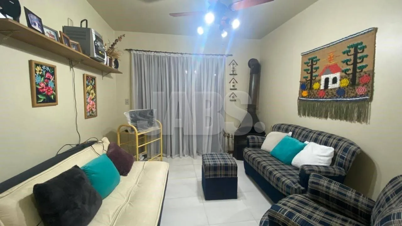 Sala com lareira