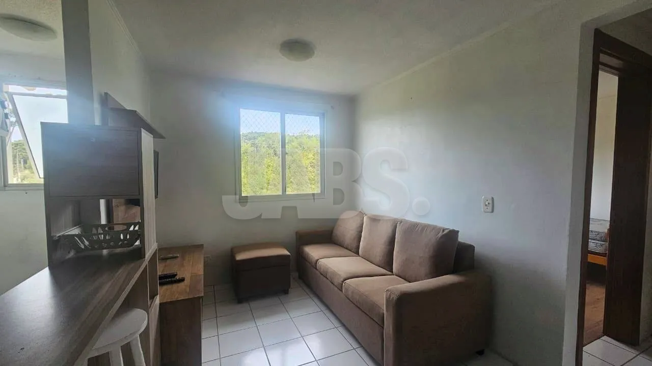 Sala de estar mobiliada