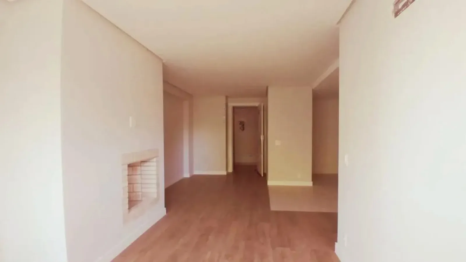 Living e circulação do apartamento