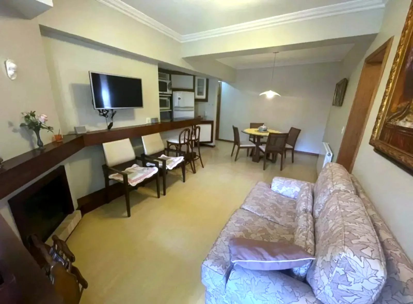 Sala de estar e jantar