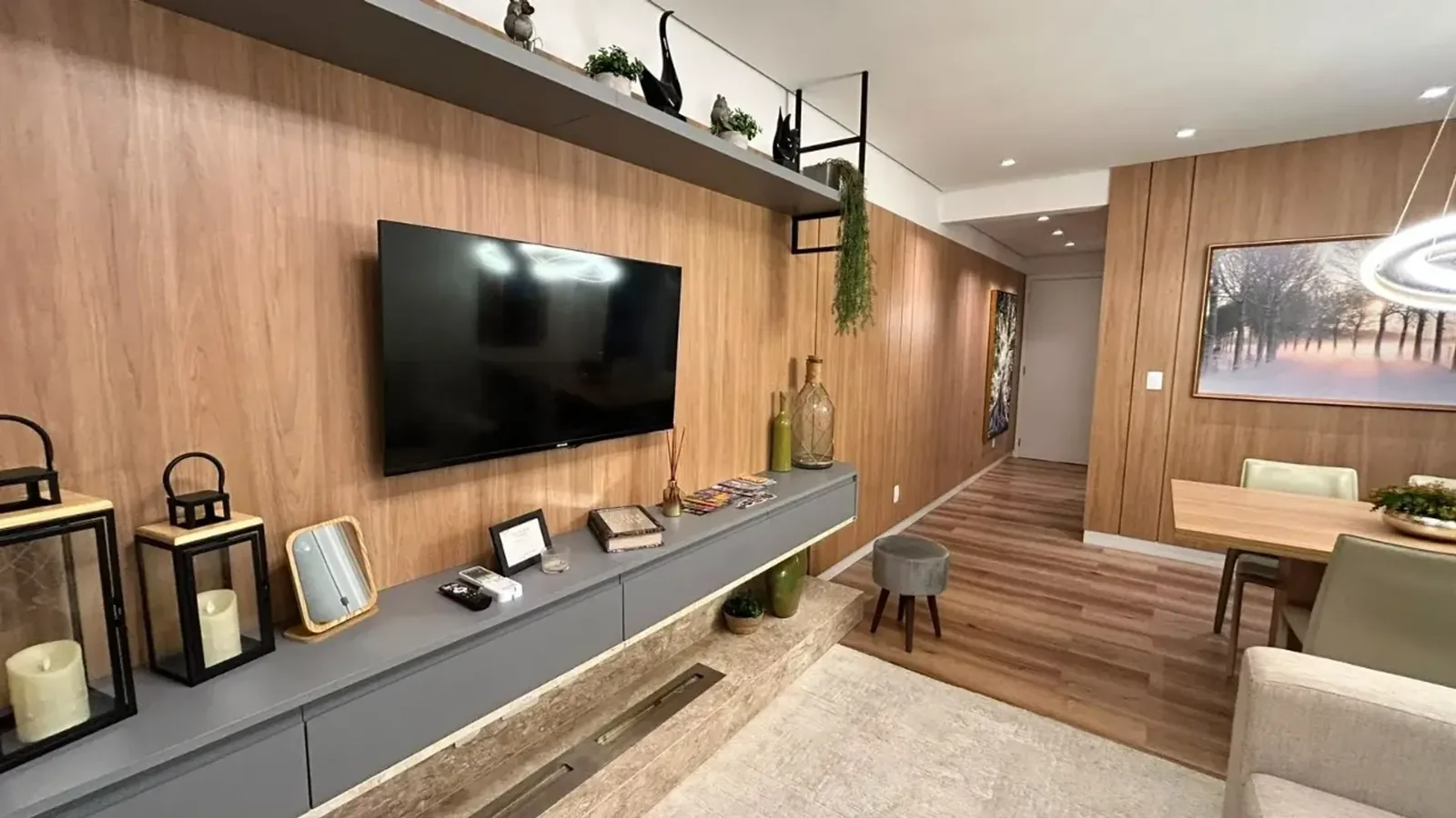 Apartamento com suíte e lavabo perto do Chocoland