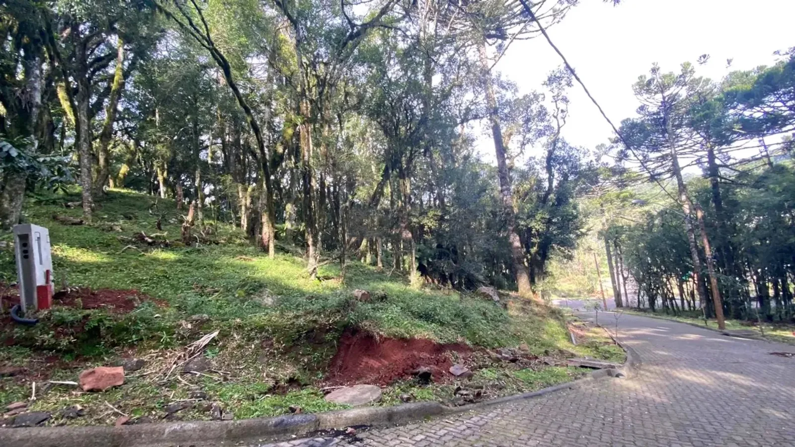 Esquina do terreno