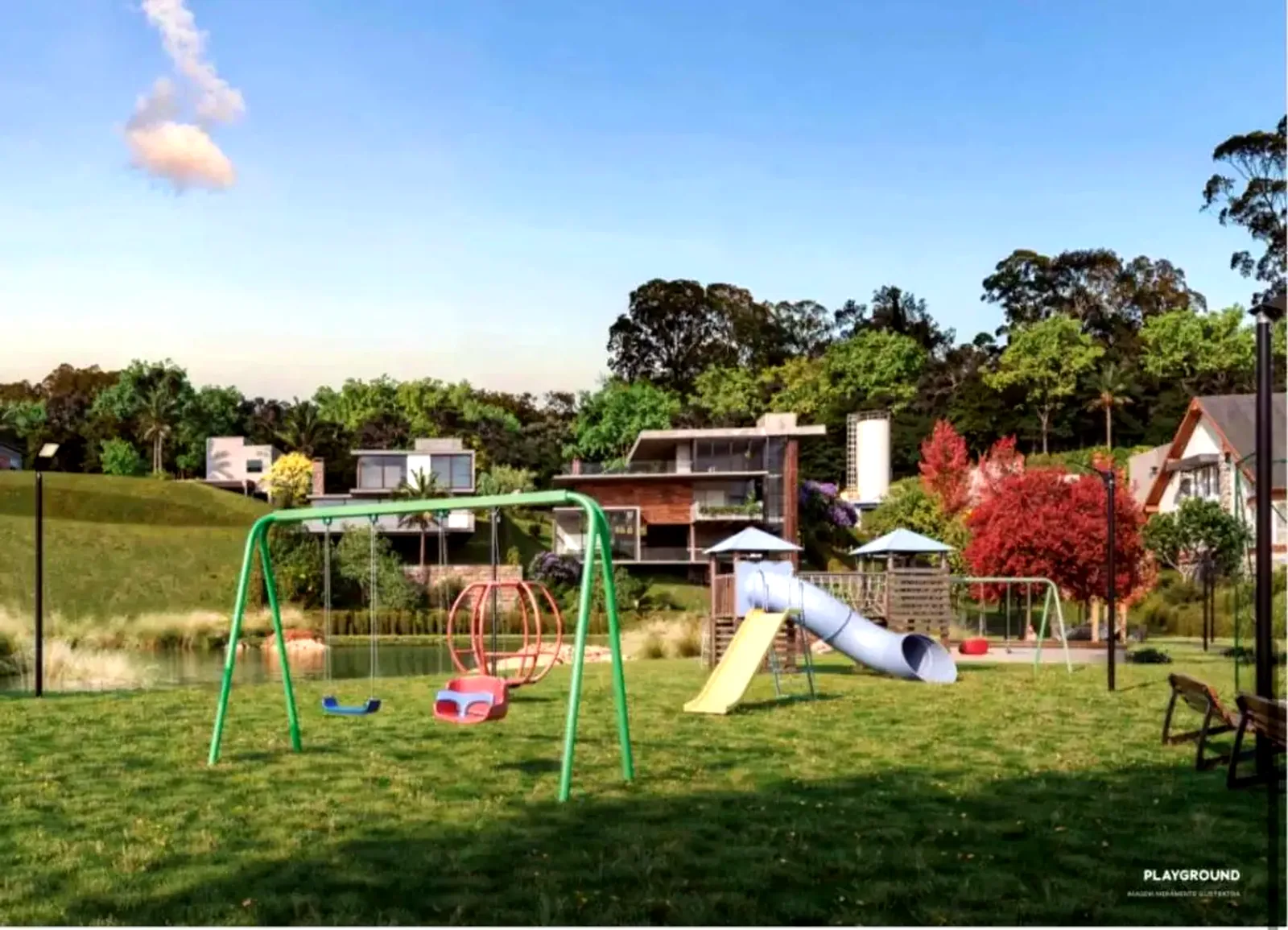 Terreno de 455 m² em loteamento fechado no Chapadão, foto 6