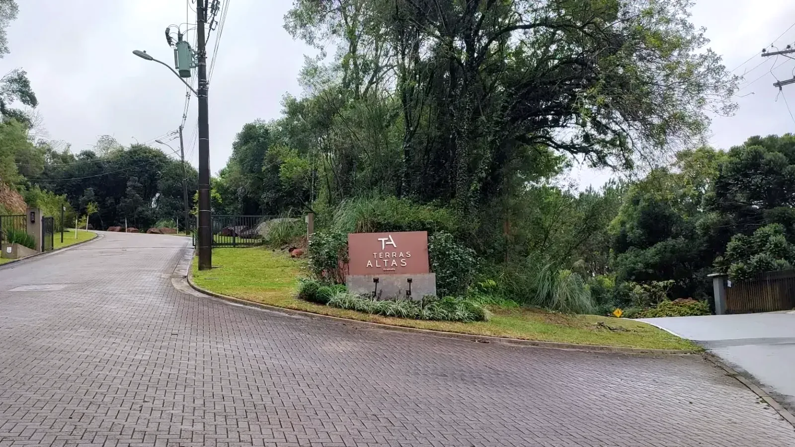 Entrada do Loteamento Terras Altas