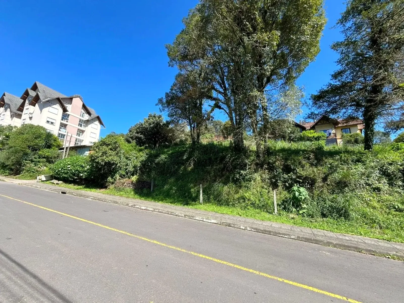 Terreno visto da rua