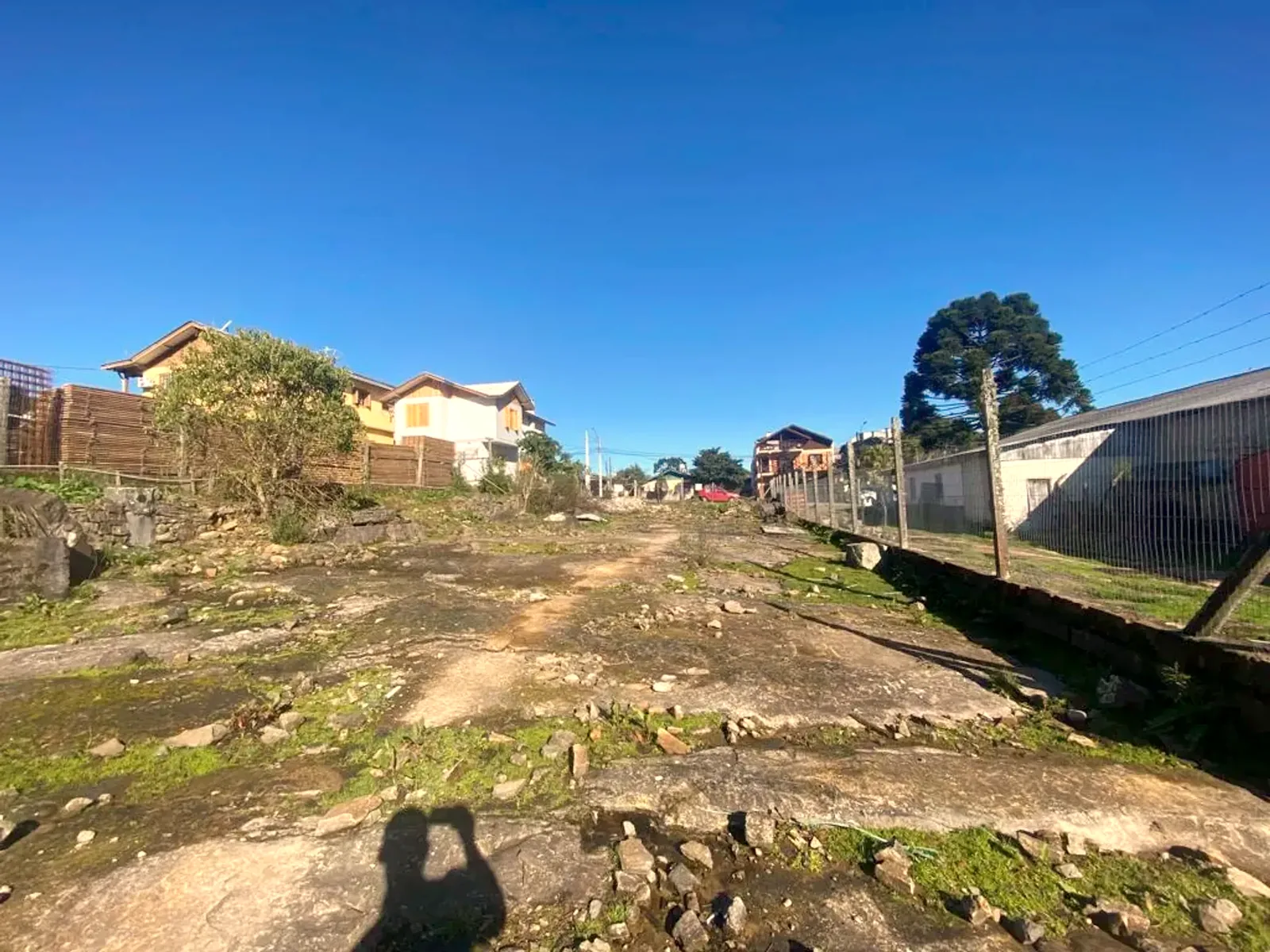 Frente do terreno