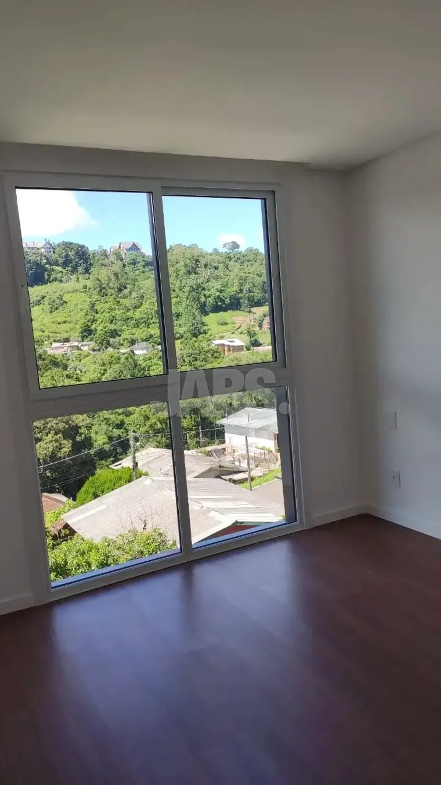 Janela do dormitório com vista