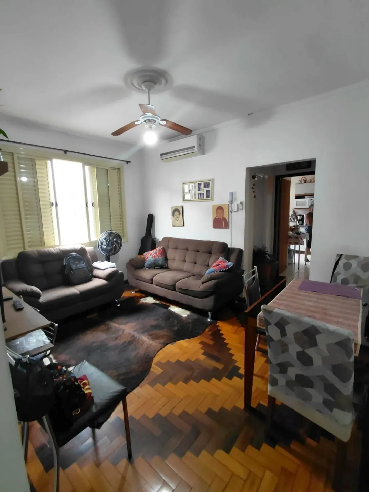 Sala com ar-condicionado