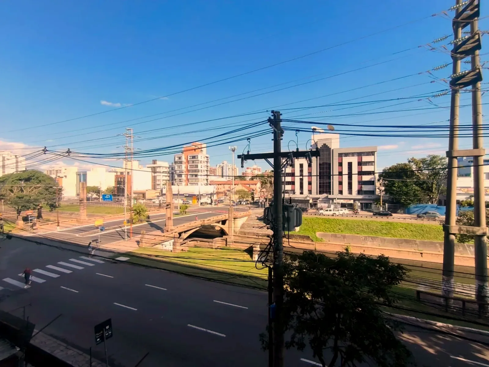 Vista aberta da janela