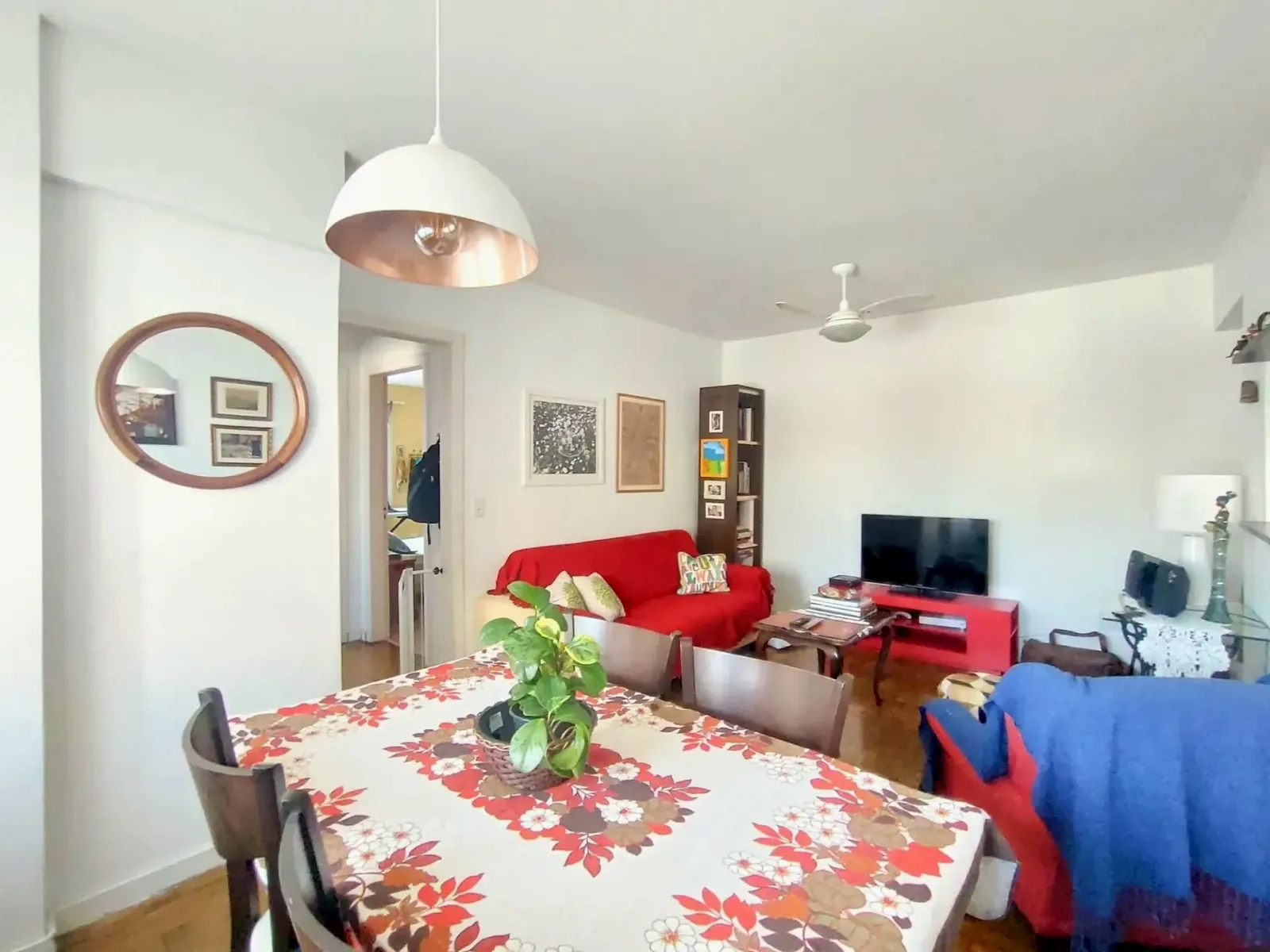 Living e sala de jantar