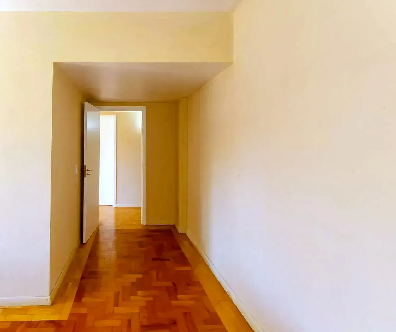 Corredor de acesso aos dormitórios