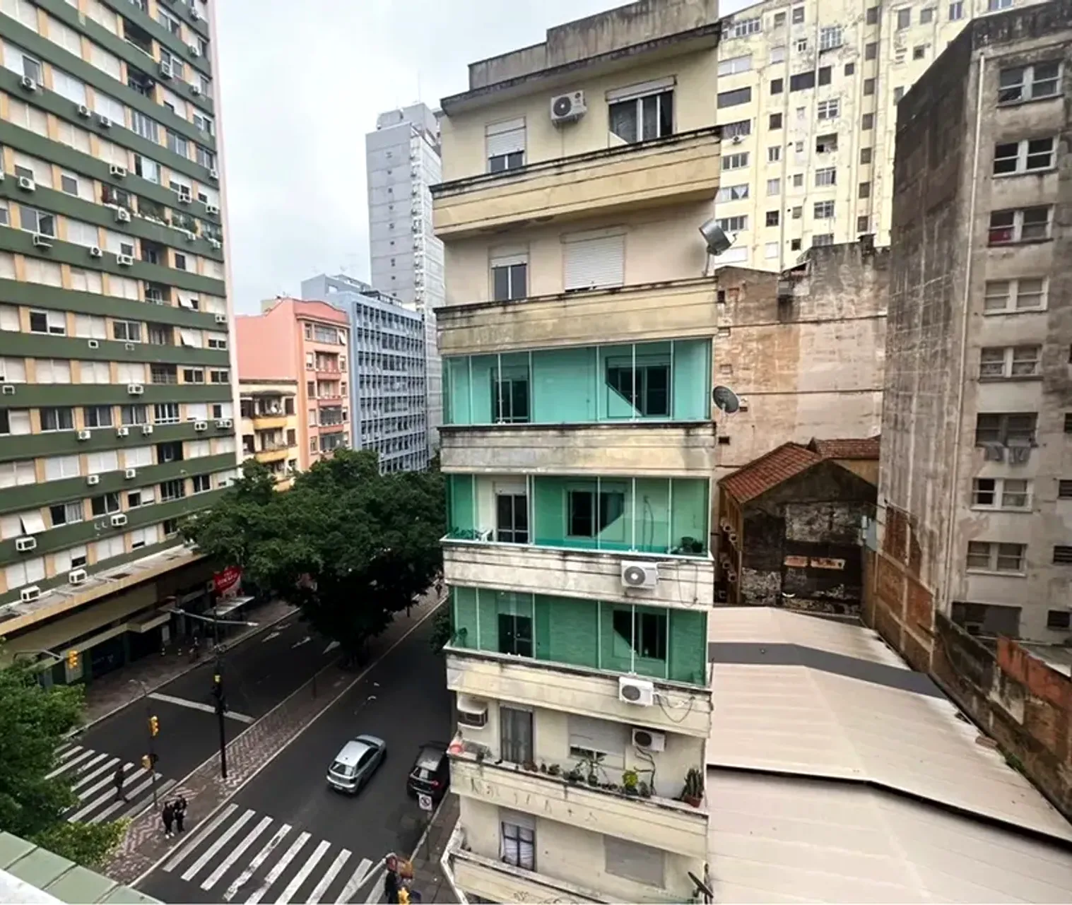 Vista da sacada para a Avenida Salgado Filho