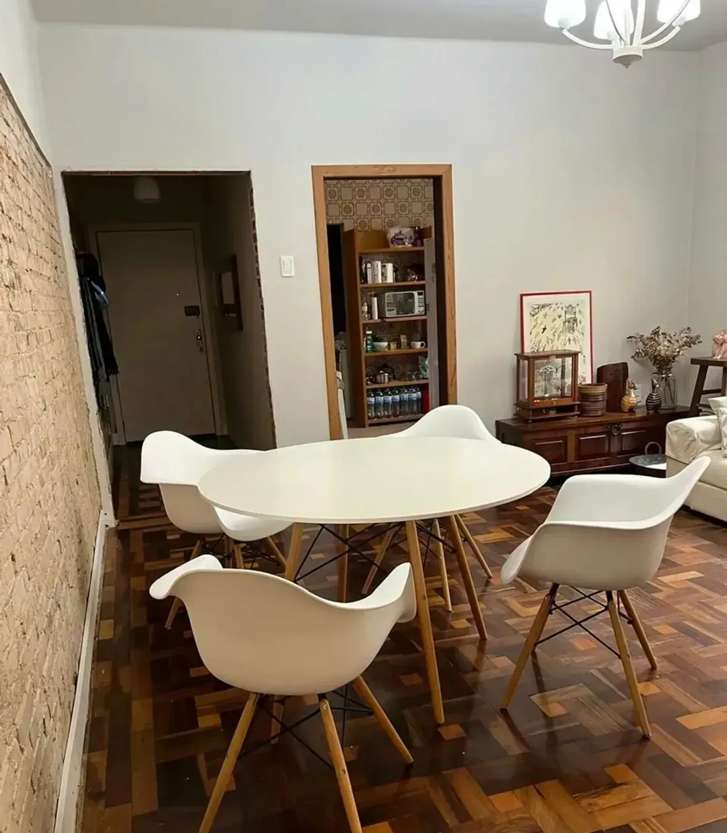 Sala de jantar vista da entrada